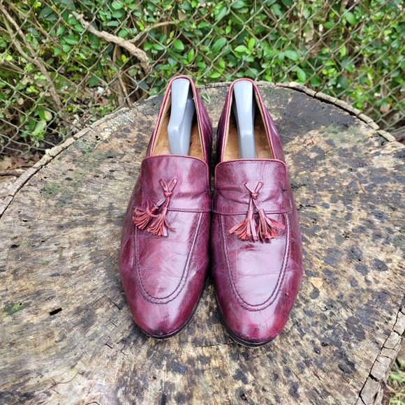 Size 10 D Pierre Cardan Vintage Tassel Loafers - Picture 7 of 10